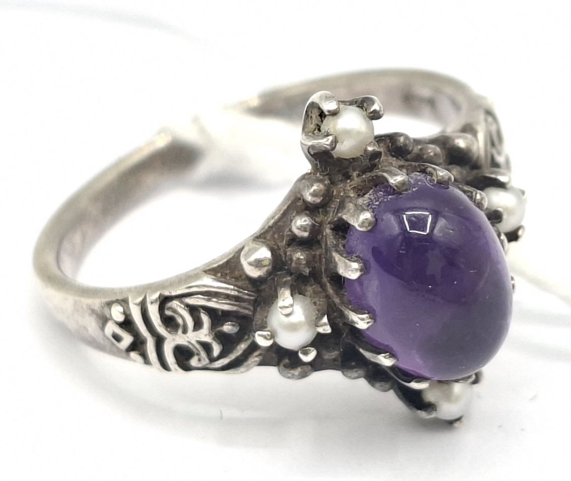 Sterling Silver Amethyst Ring