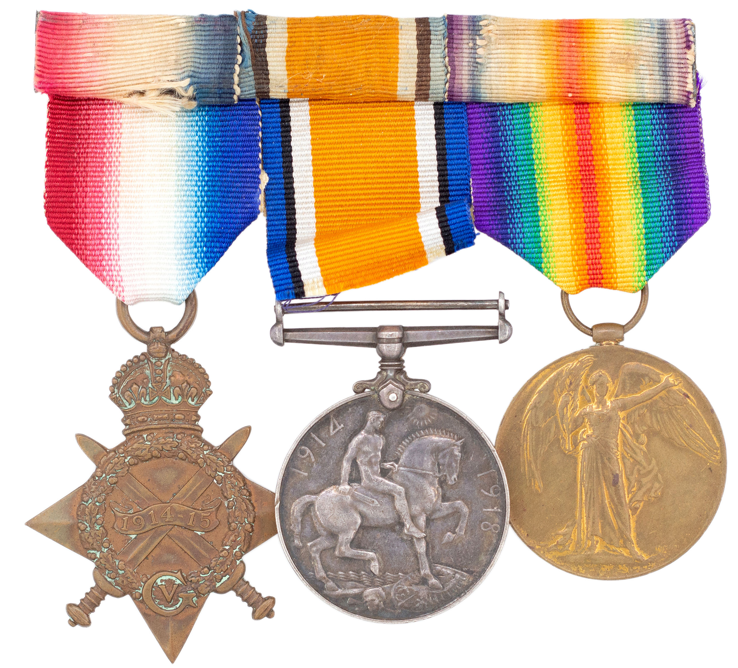 Great Britain, Royal Navy Volunteer Reserve, WWI Trio, 1914 - 1918, EF