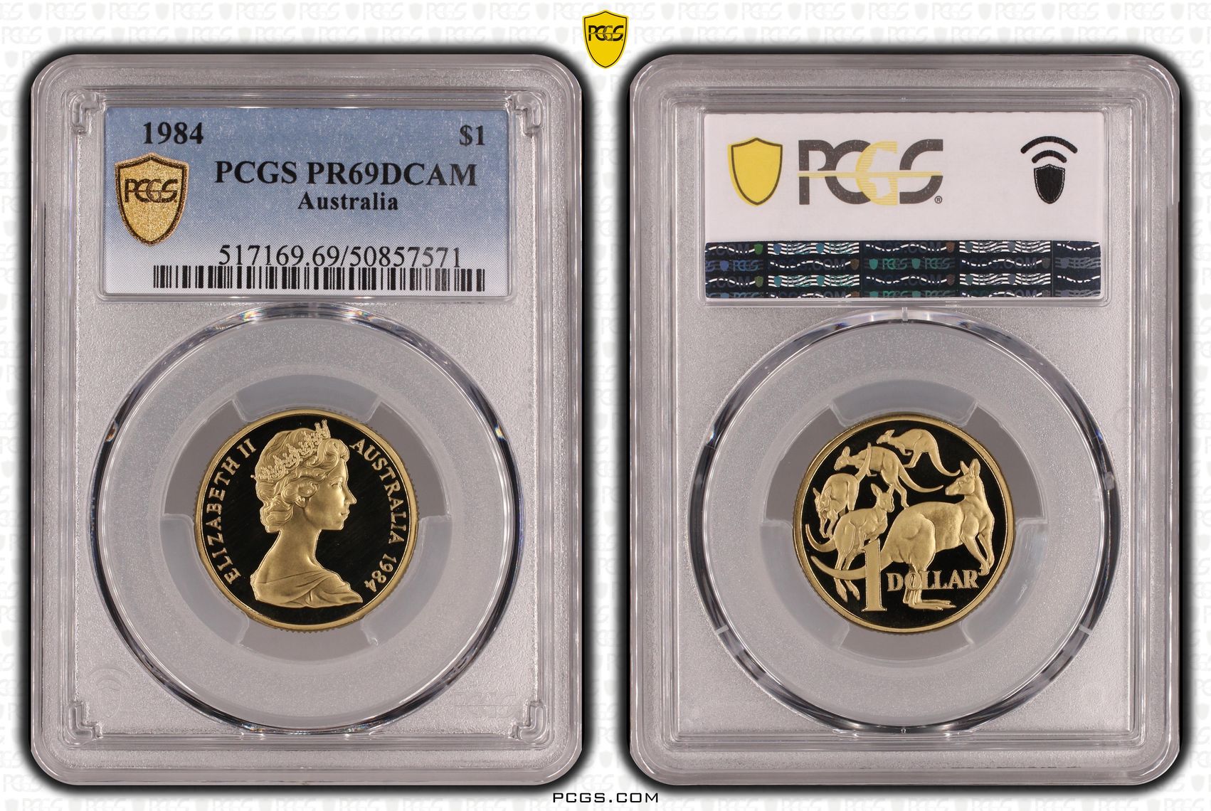 One Dollar, 1984, PCGS PR69DCAM