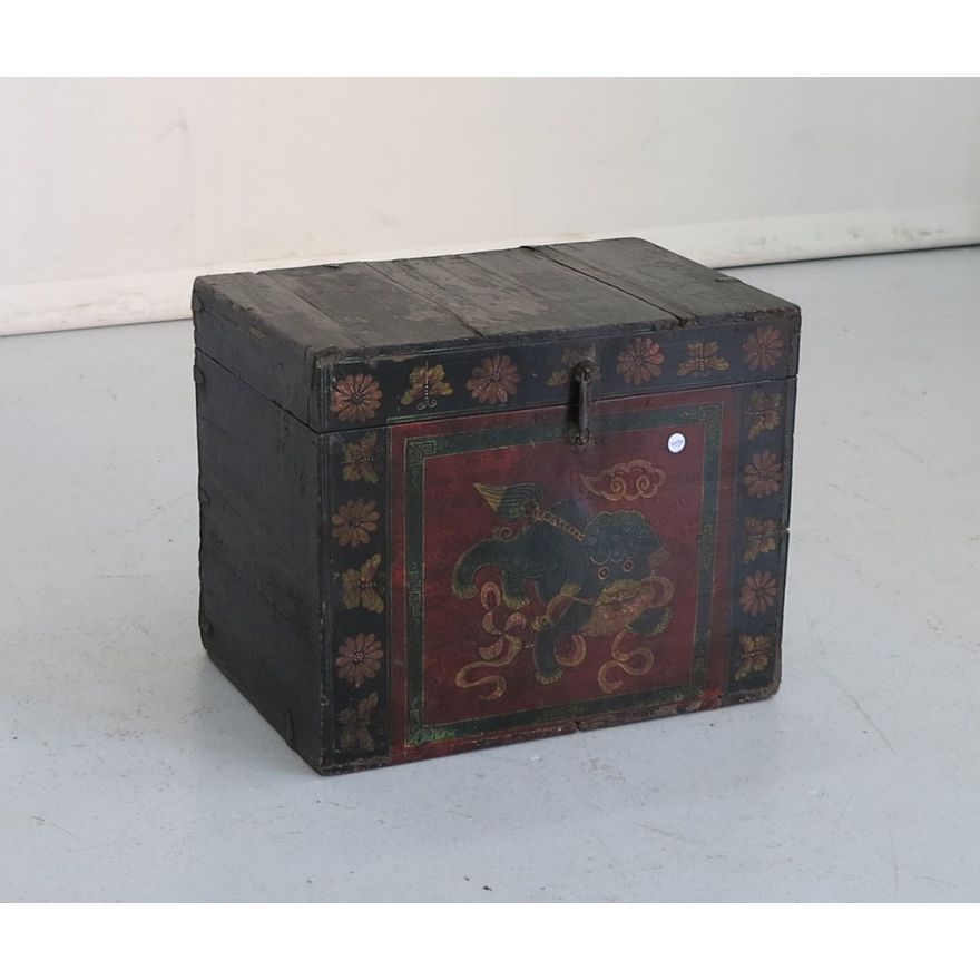 PAINTED STORAGE BOX