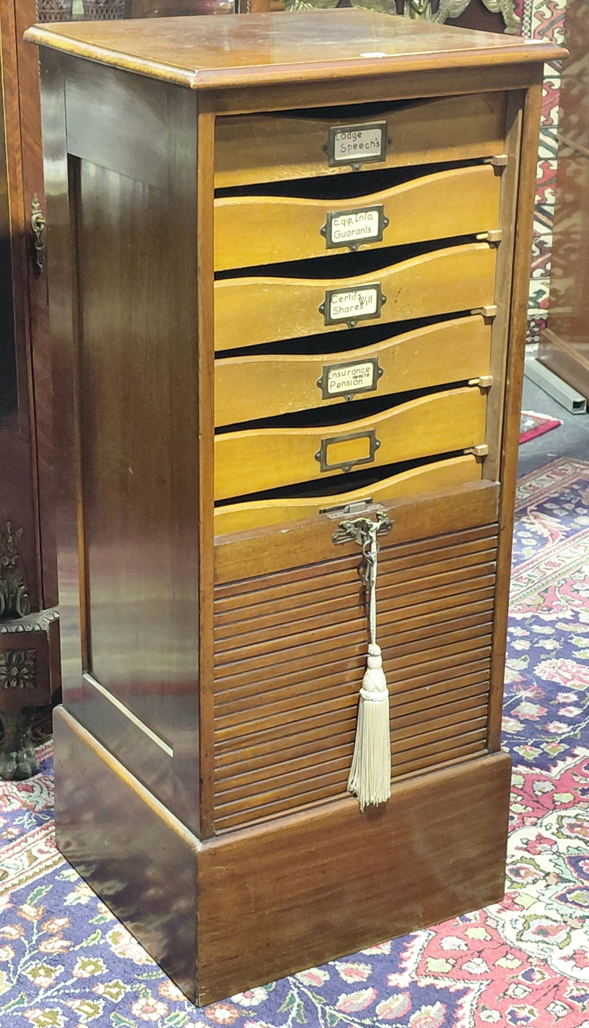 621 · TAMBOUR FRONT FILING CABINET