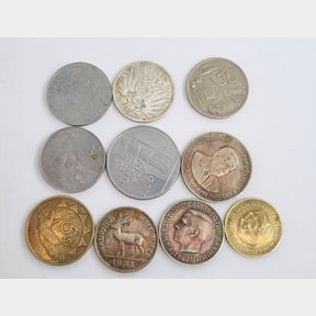 ASSORTED ANTIQUE COINS FROM VARIOUS COUNTRIES SOUTH AFRICA ENGLAND