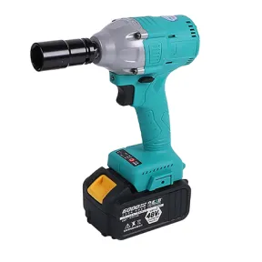 25V Professional Socket Wrench With 2 Battery Green | USED