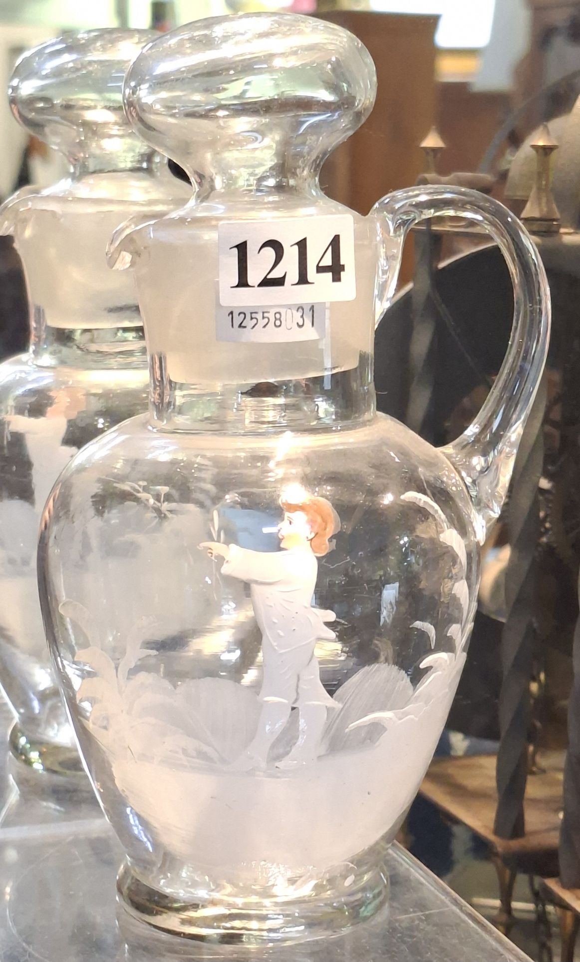 Mary Gregory Bottle
