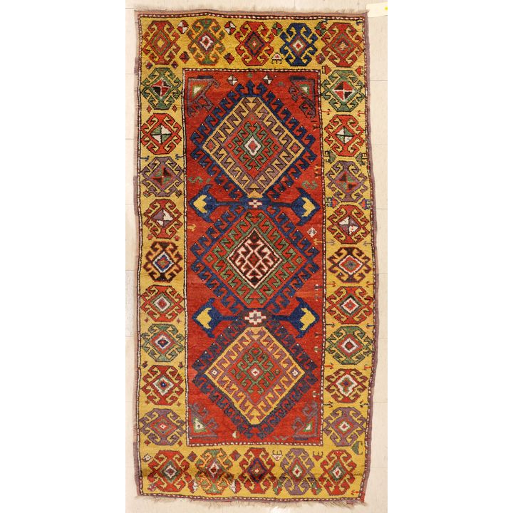 Semi Antique Caucasian Kazak Oriental Rug