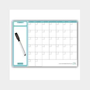 Acrylic Magnetic Monthly Weekly Calendar for Fridge Planner Set-Bar 9902155251591- 51745/18516