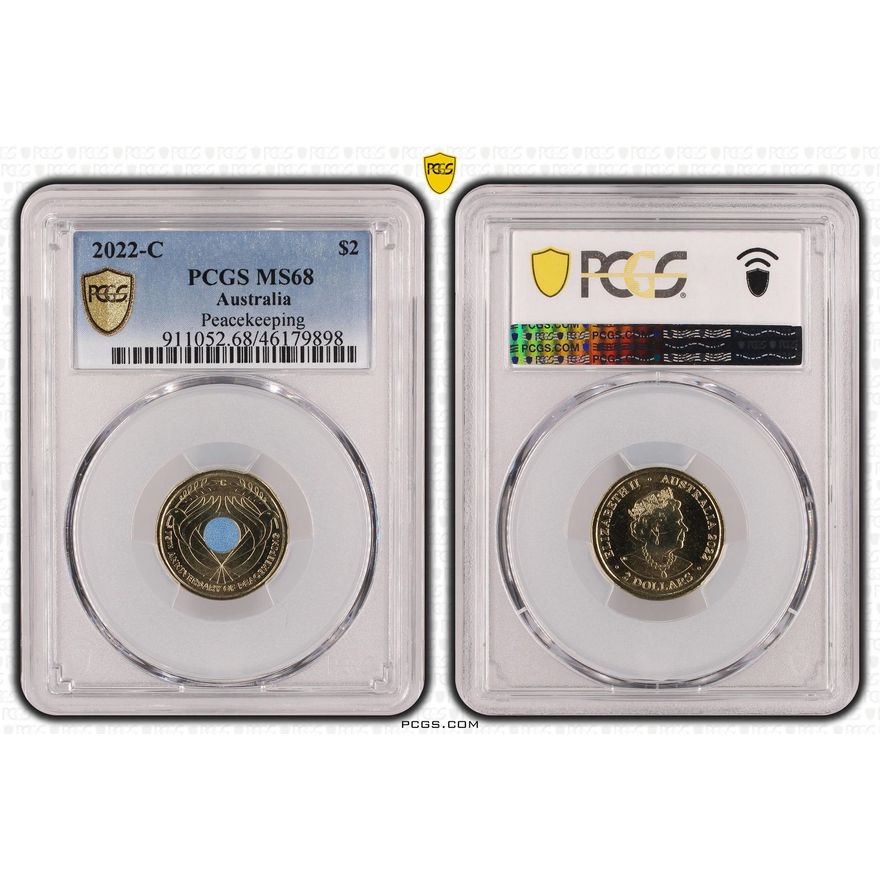 Peacekeeping Colorized, Two Dollar, 2022-C, PCGS MS68
