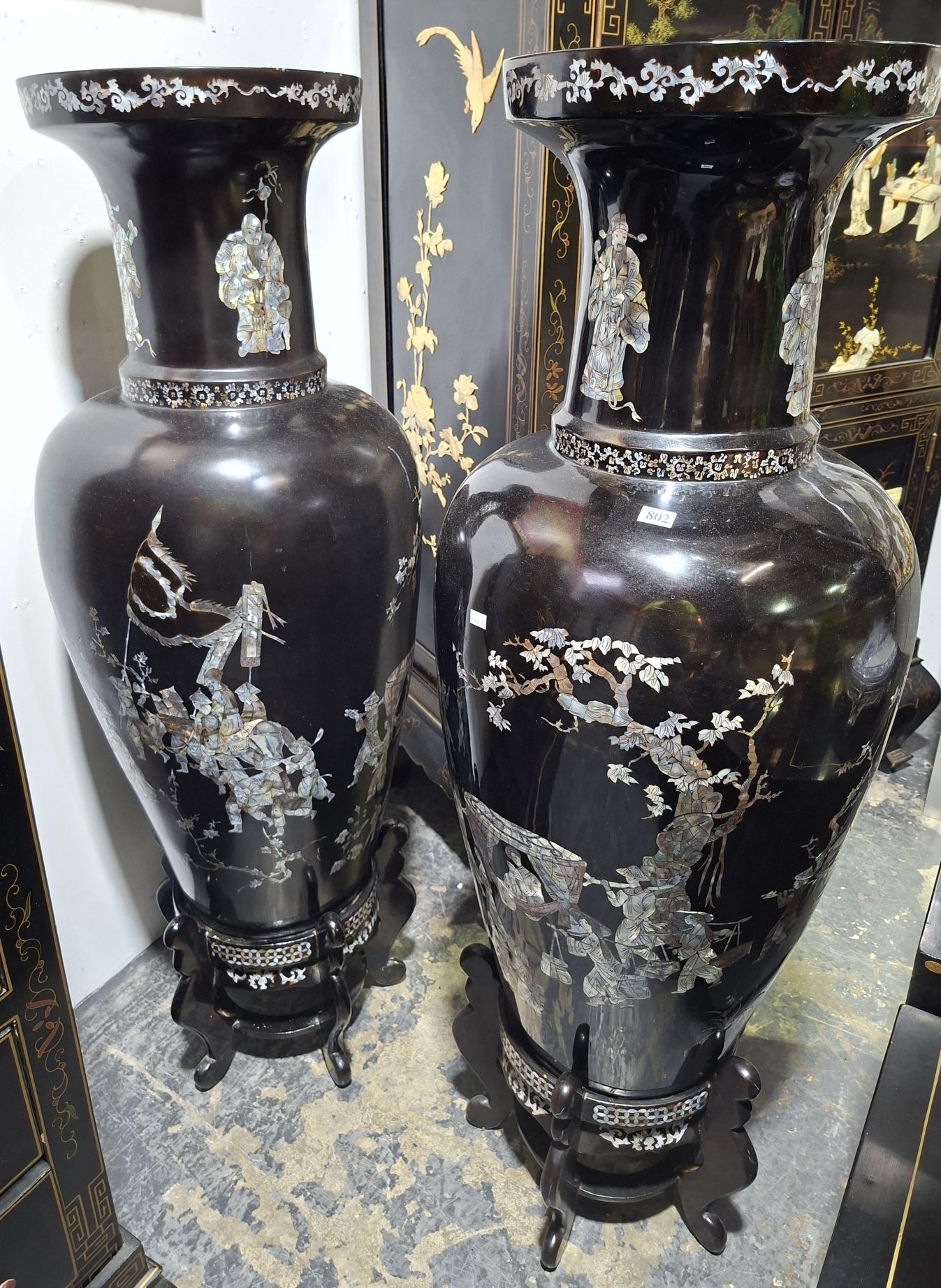Tall Chinese Pots