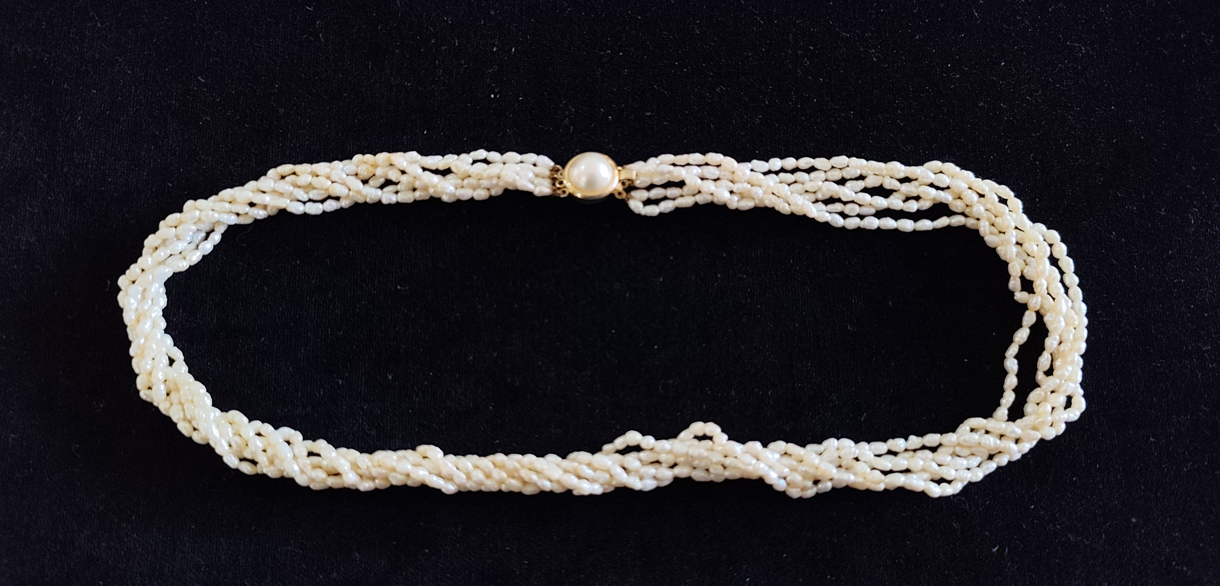 Seed Pearl Necklace — sold at auction in New Zealand for $15