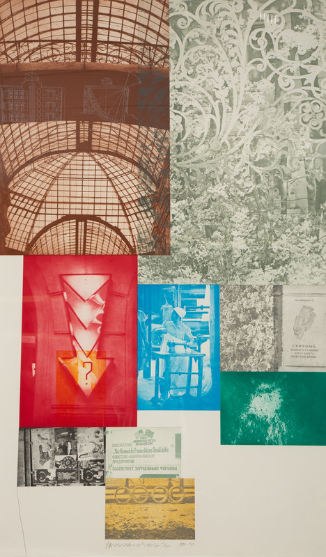 Robert Rauschenberg
(American, 1925-2008)
Soviet/American Array II, 1988-90