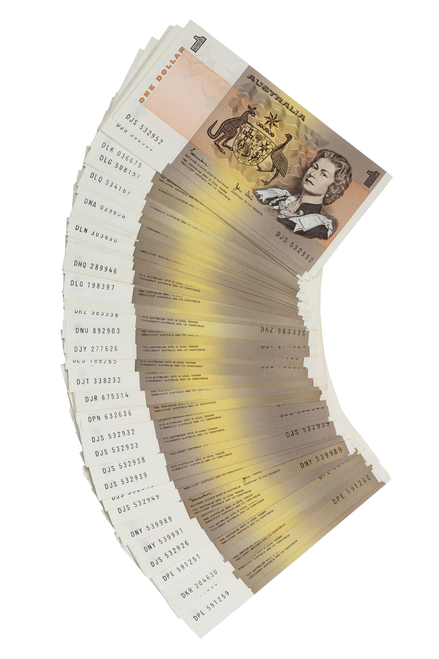 1972. · Accumulation, Elizabeth II, One Dollar,  1982, EF - UNC