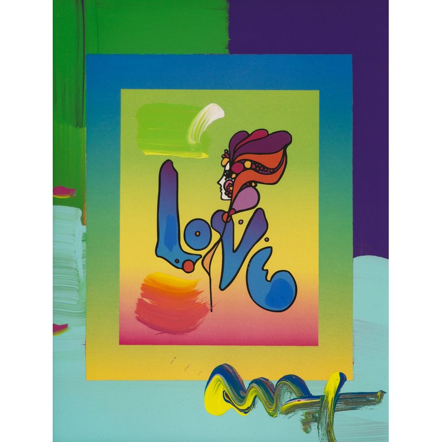 Peter Max ''Love on Blends'' 2006 Mixed Media