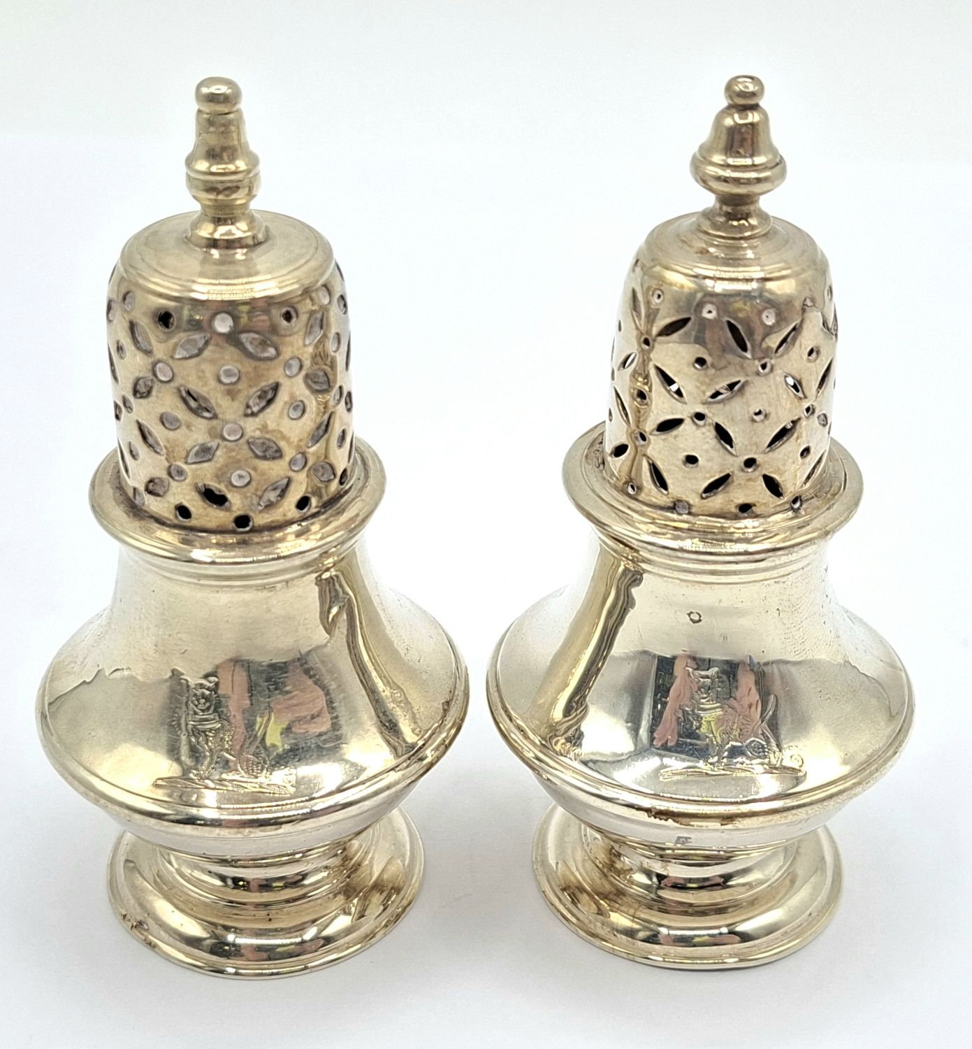 65 · STERLING SILVER SALT AND PEPPER SHAKERS