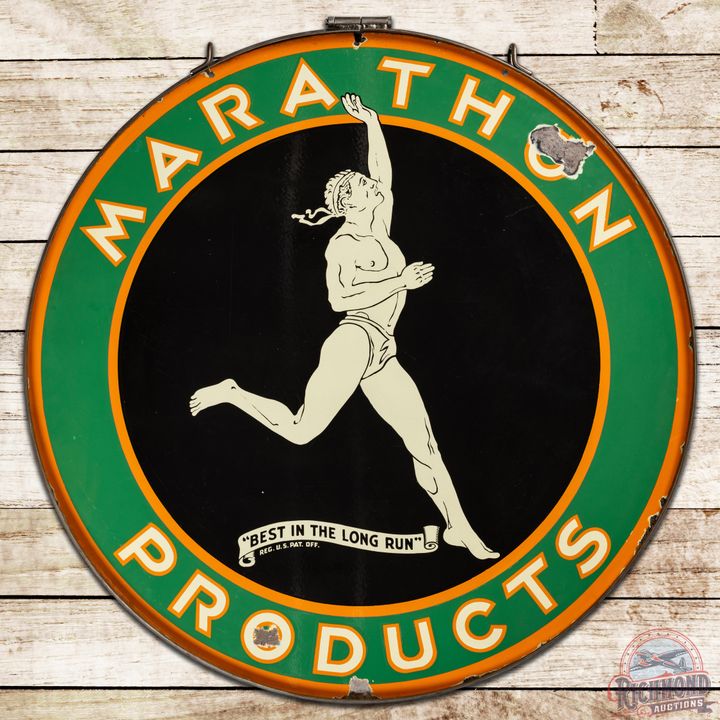 48" Marathon Products "Best in the Long Run" DSP Sign & Ring - 8.5 & 8.25
