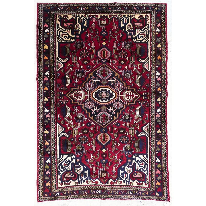 Persian Medallion Oriental Rug 6'4''x4'3''