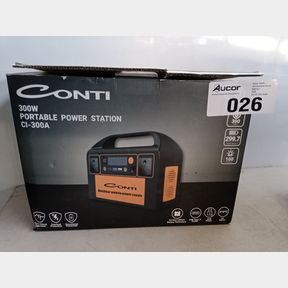 CONTI 300W POWER STATION | LITHIUM | DC- AC- USB | 298 WH | CI-300A
