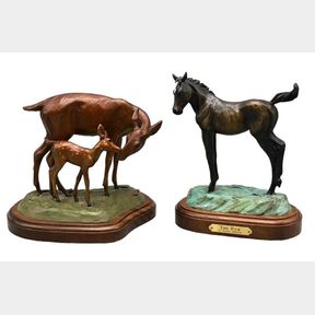 Horse And Deer Bronzes By Diana Simpson