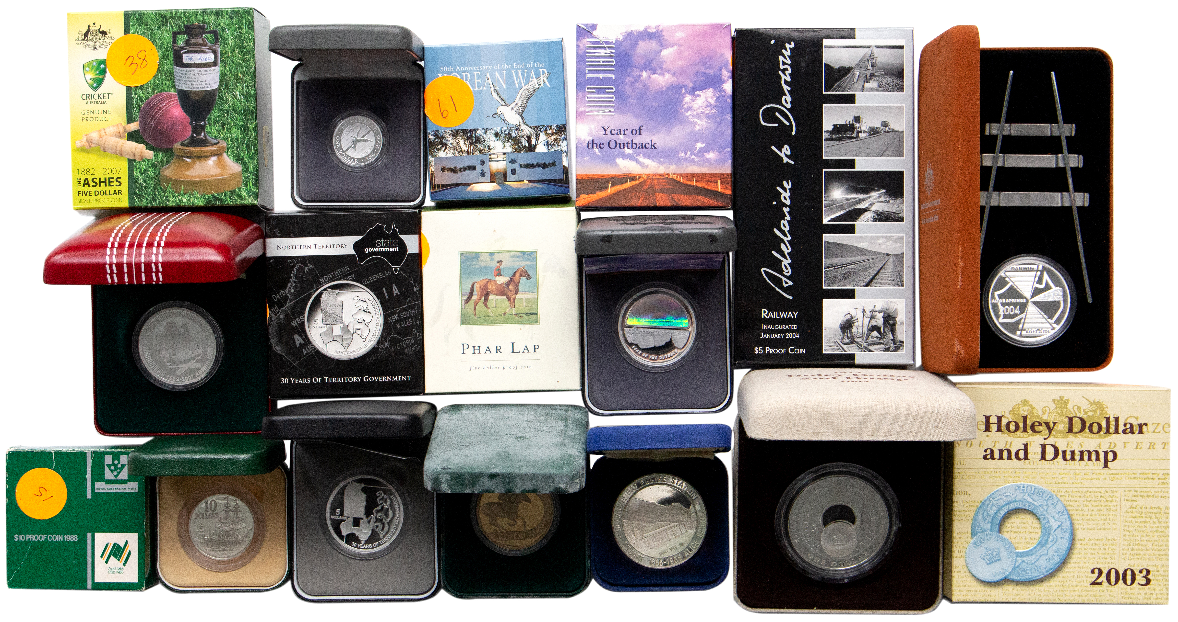 Elizabeth II, Silver Proofs, 1988 - 2008, FDC
