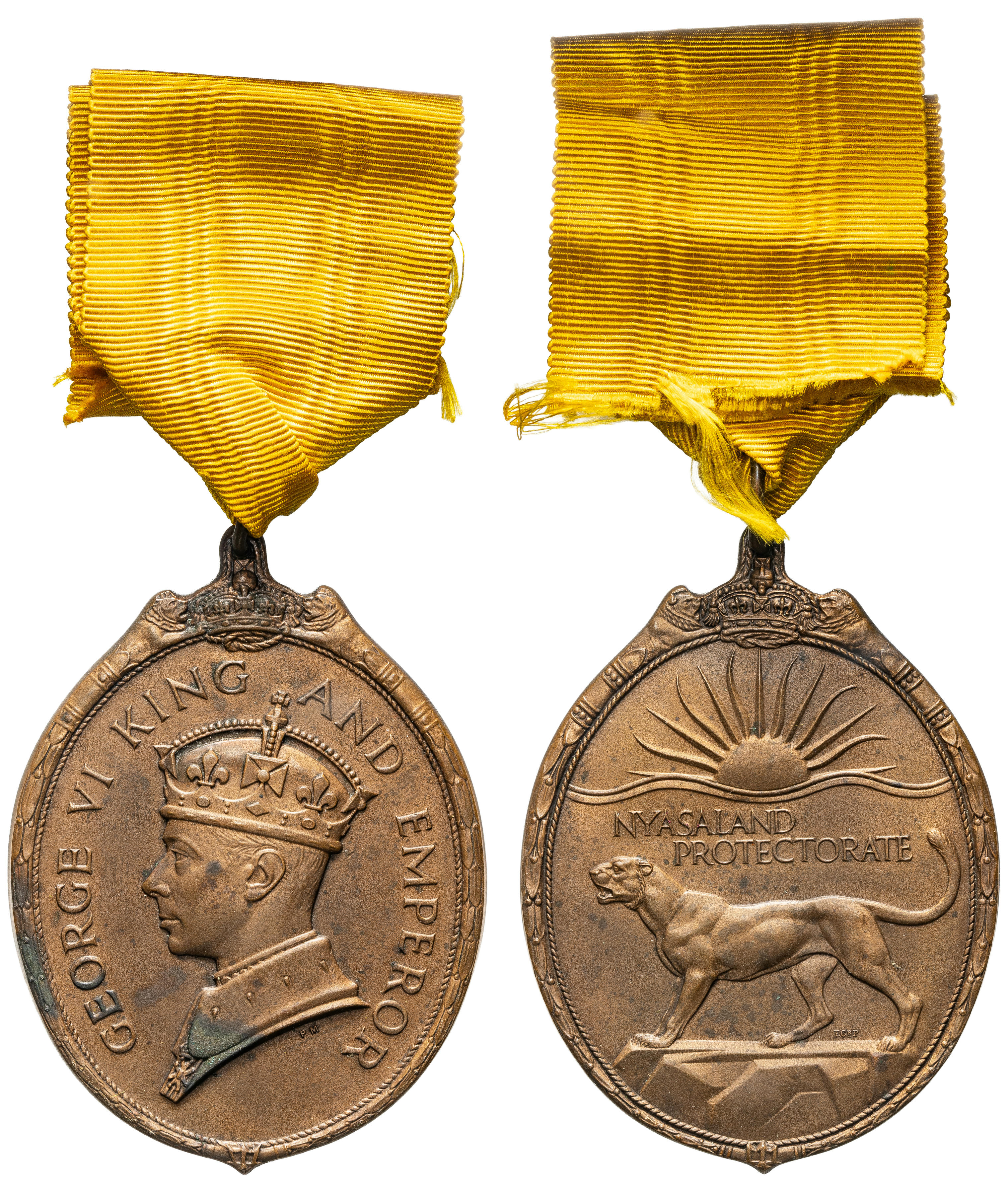 Nyasaland, Elizabeth II, Chief's Medal, 1937