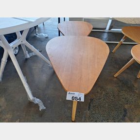 OLIVIA ORGANIC NESTED TABLES SET OF 2 - NATURAL