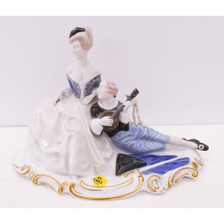 Rosenthal K695 Courting Scene Porcelain Figure- 8x12''