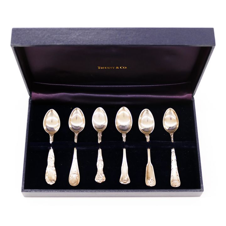 6pc Tiffany & Co. Sterling Demi Spoon Set