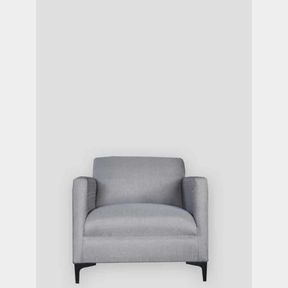 Delta armchair taupe|1 LEG MISSING/Slight Fabric Damage
