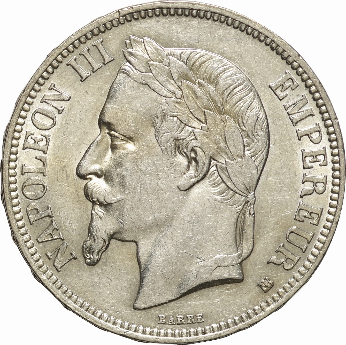 フランス-France. NGC AU55. 極美. EF. Silver. 5フラン(Francs 