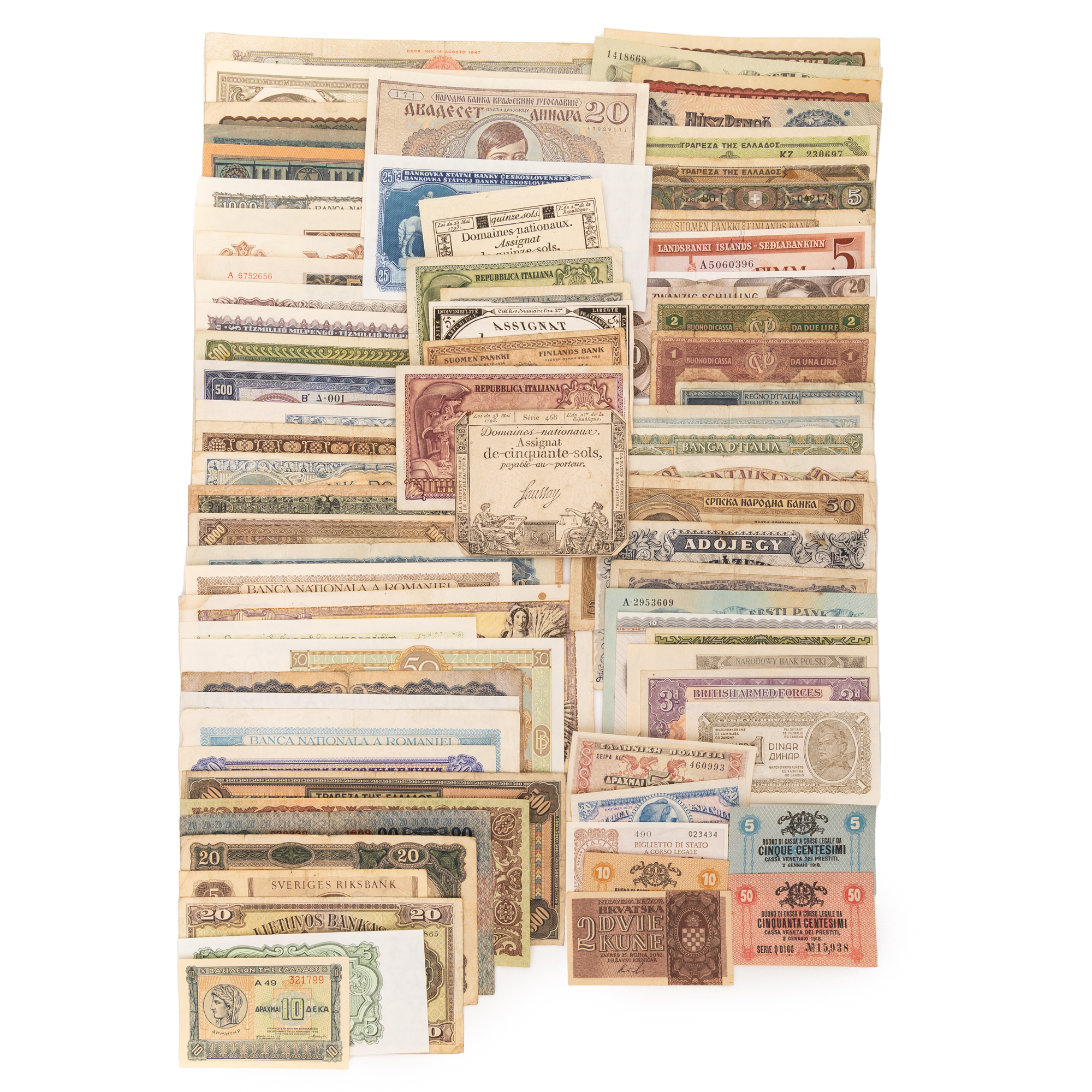 Europe, Accumulation, 1900s, Poor - UNC