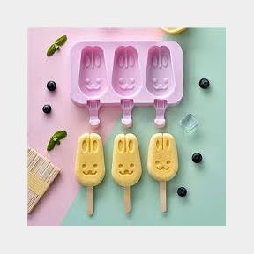 DIY Bunny Ice Lolly / Cake Pop Mould -Bar 9902007058224-(2 MOULDS DAMAGED) | 51745/24574 AS B1 (S9)
