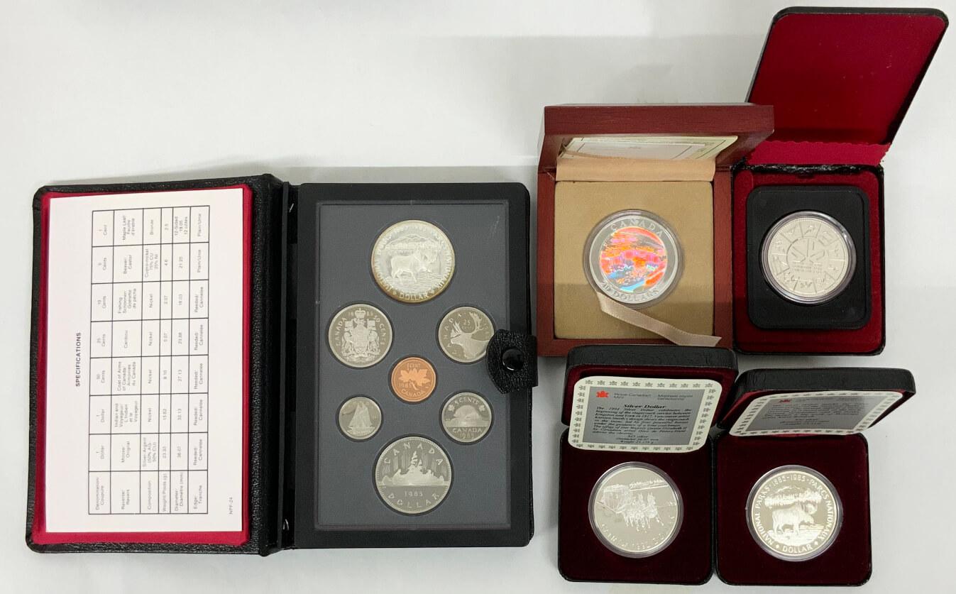 カナダ-CANADA. 各種銀貨及び通常貨セット 5点揃 | Taisei Auction