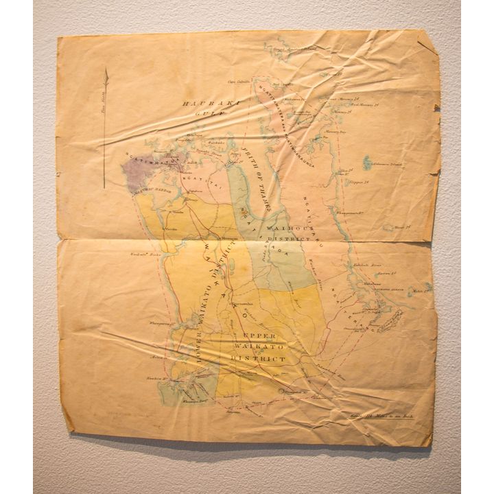 John Varty 'Map of Waikato & Coromandel Peninsula'