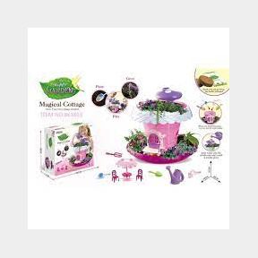 Jeronimo - DIY Garden house play set - Pink-50588/1010 B2(S3)
