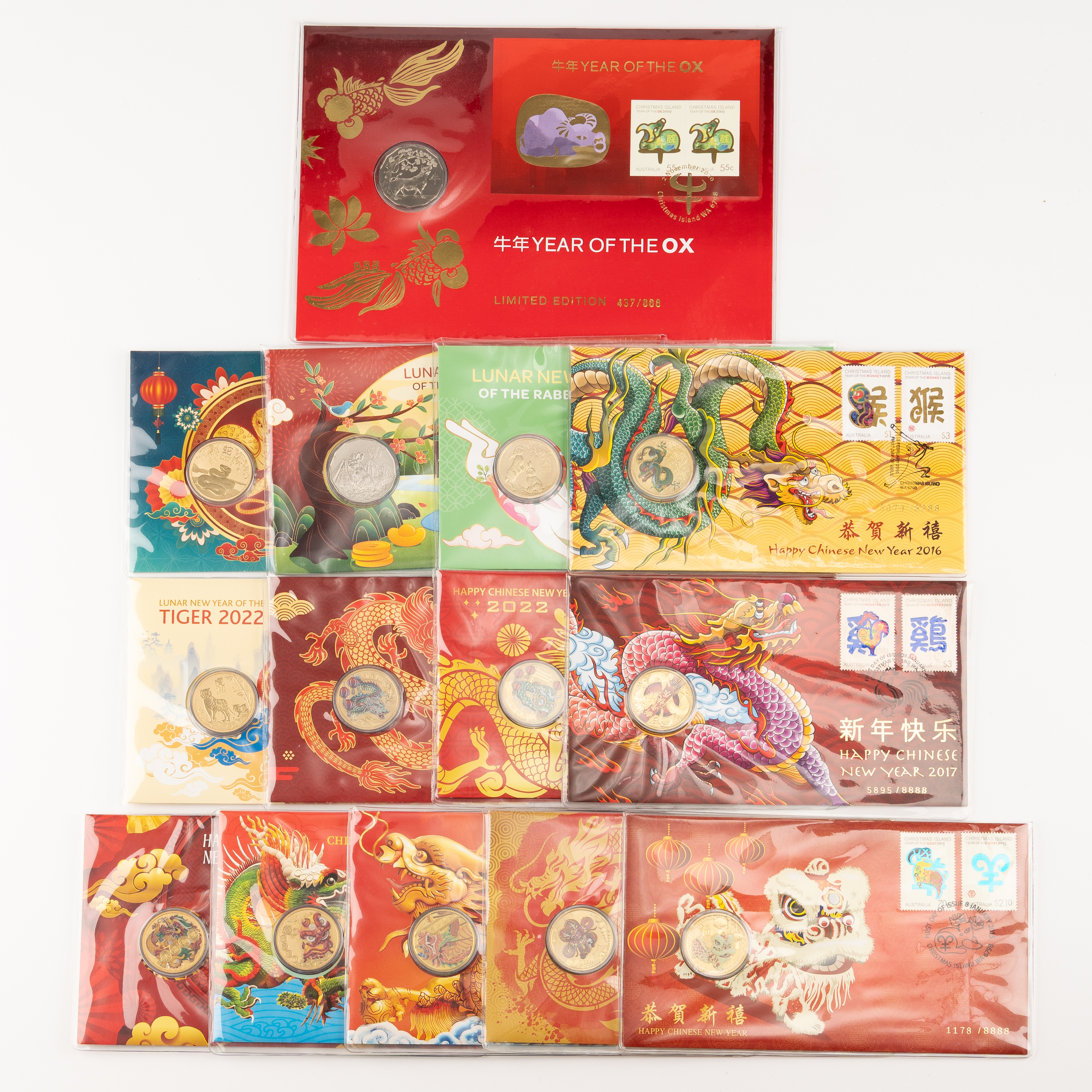 Elizabeth II, Chinese Lunar New Year, Fifty Cents - One Dollar, 2015 - 2025, UNC