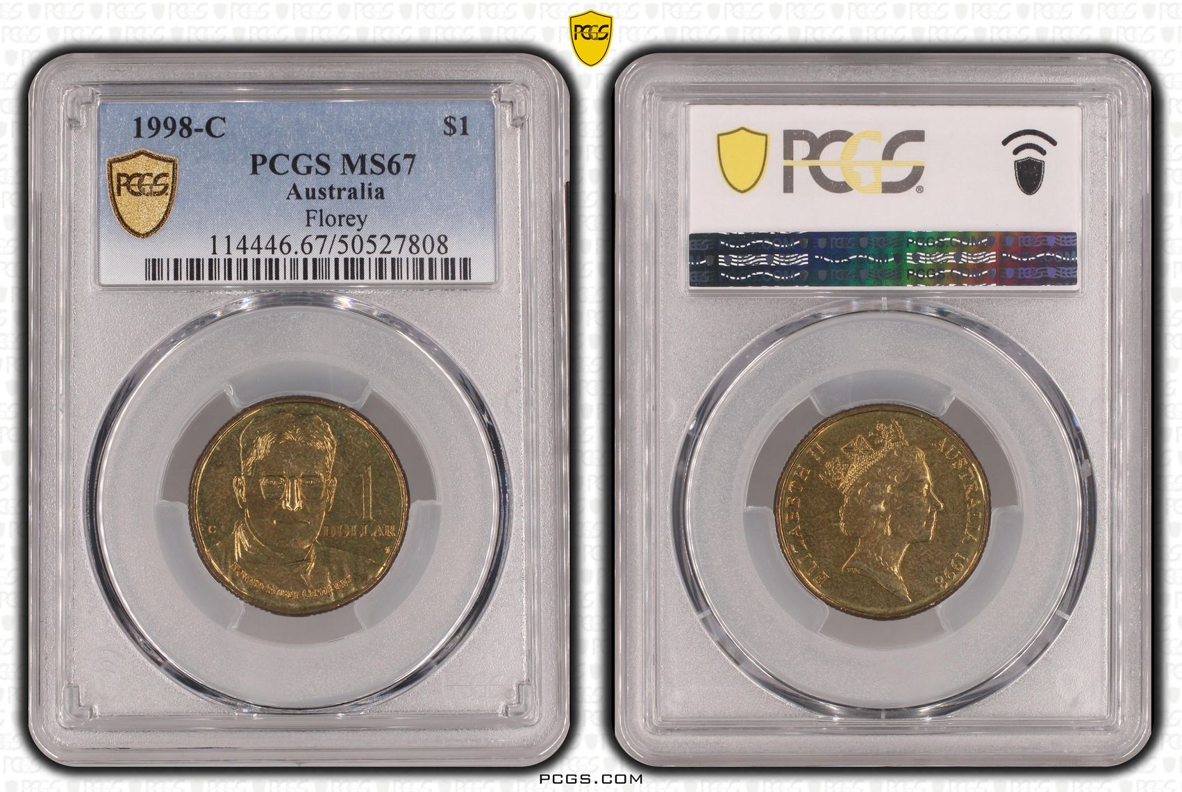 Florey, One Dollar, 1998-C, PCGS MS67