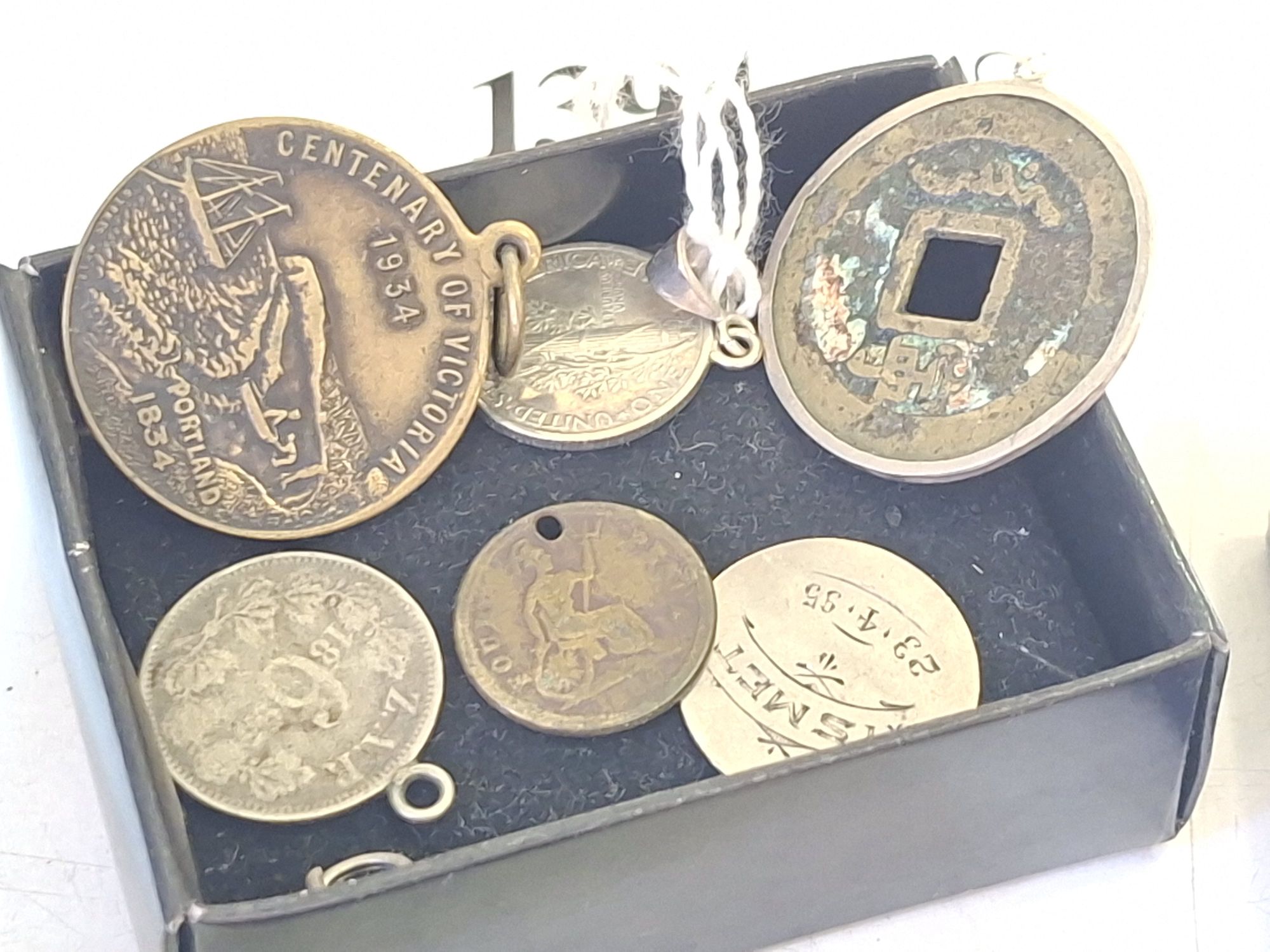 ANTIQUE COIN PENDANTS