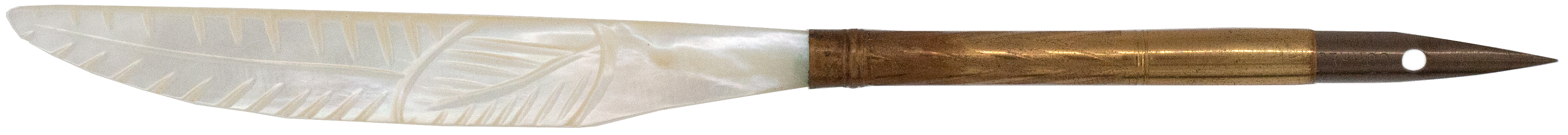 Great Britain, Pens and Writing Memorabilia, Mother-of-Pearl and Rolled Gold Dip Pen, c.1870, VGC
