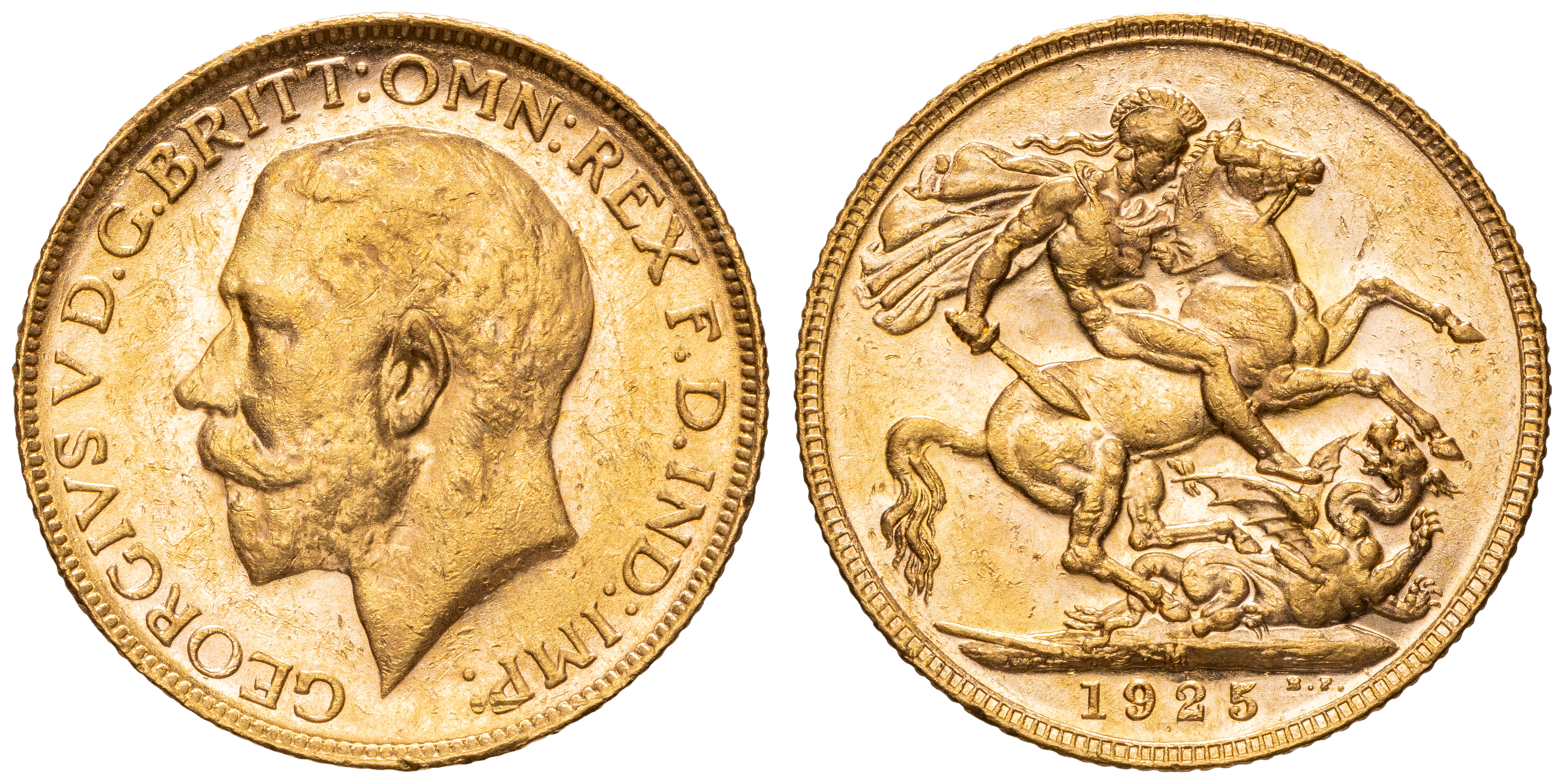 George V, Sovereign, 1925-M, gEF