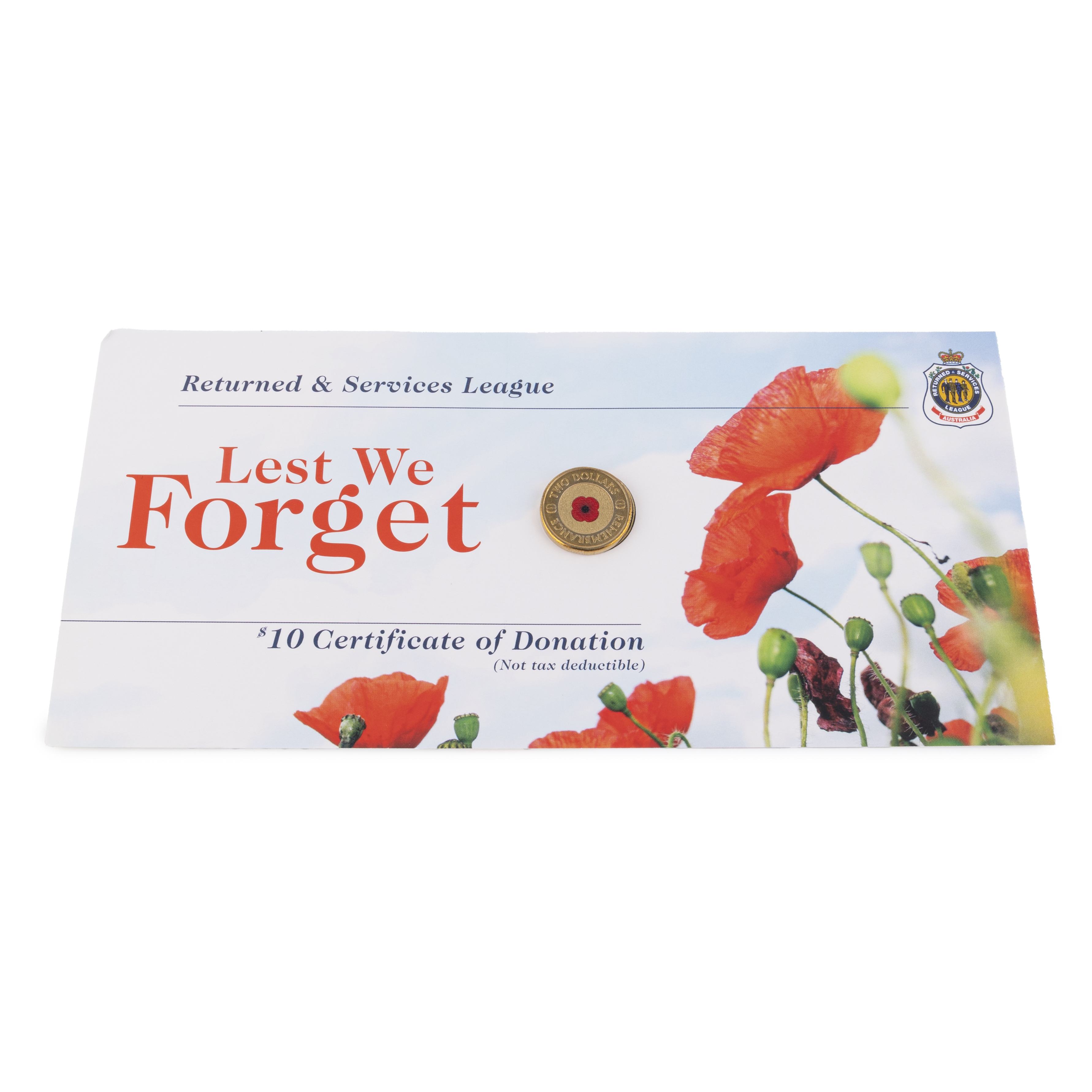 RSL - Lest We Forget, Two Dollars, 2012, UNC