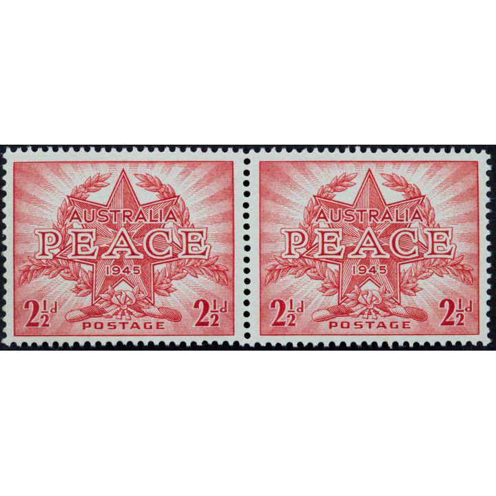 *CORRECTION* Victory, No Watermark, Two and a Half PENCE, 1946, Fine