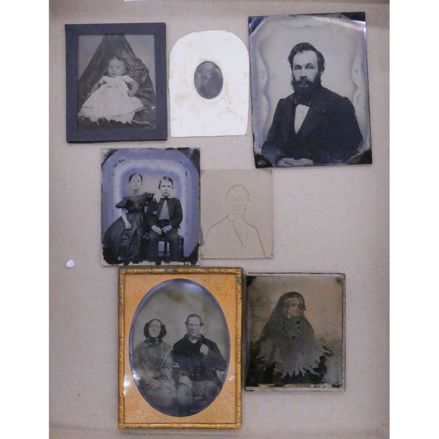 7pc Old Ambrotype Photos