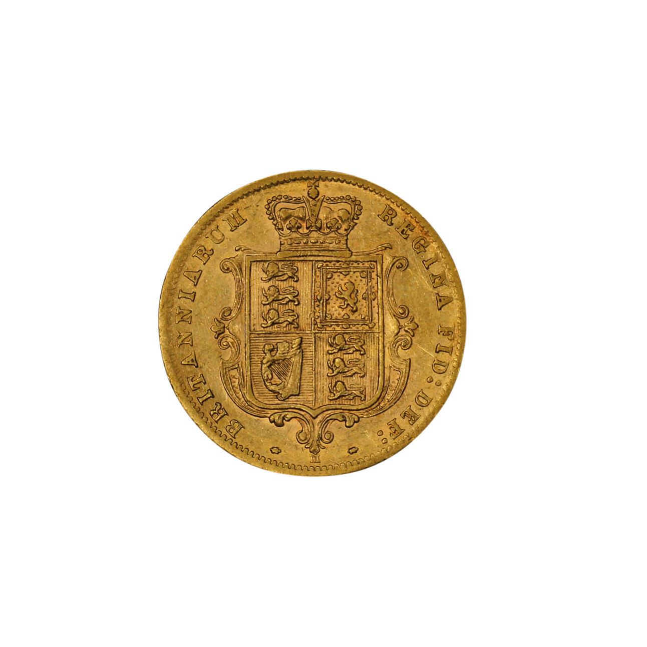 1185. · Victoria, Half Sovereign, 1882-M, Fine