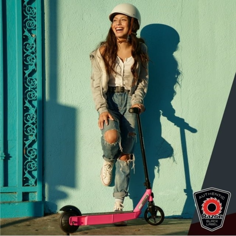 Razor Black Label E90 Electric Scooter, Pink Vanzant Auctions