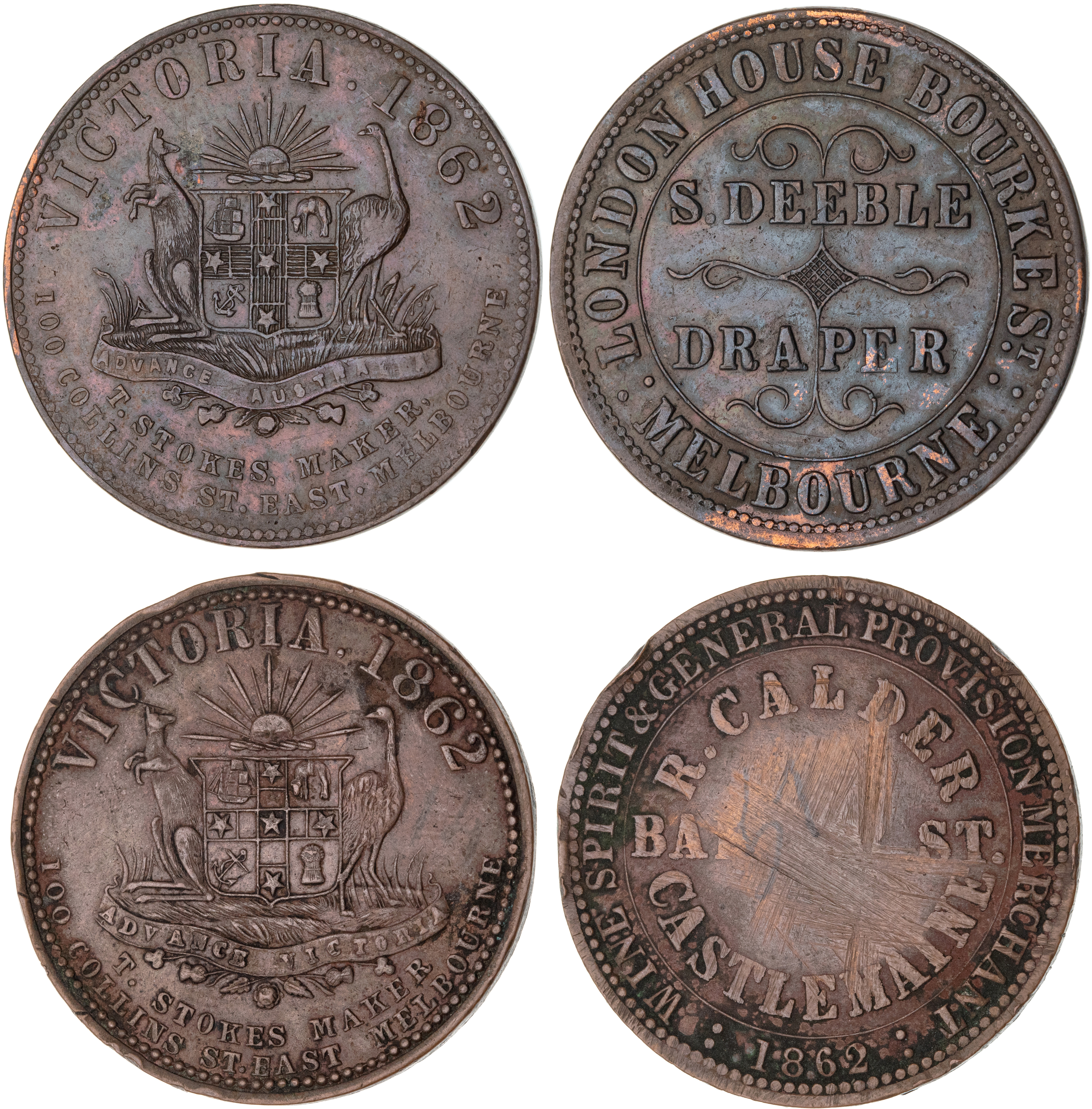 Melbourne, Victoria, Penny, 1862, gVF