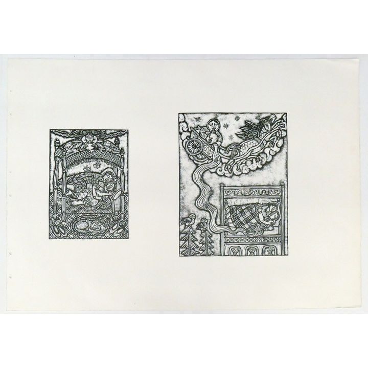 Cappy Thompson Double Test Print 29.5''x41.5'' Sheet.