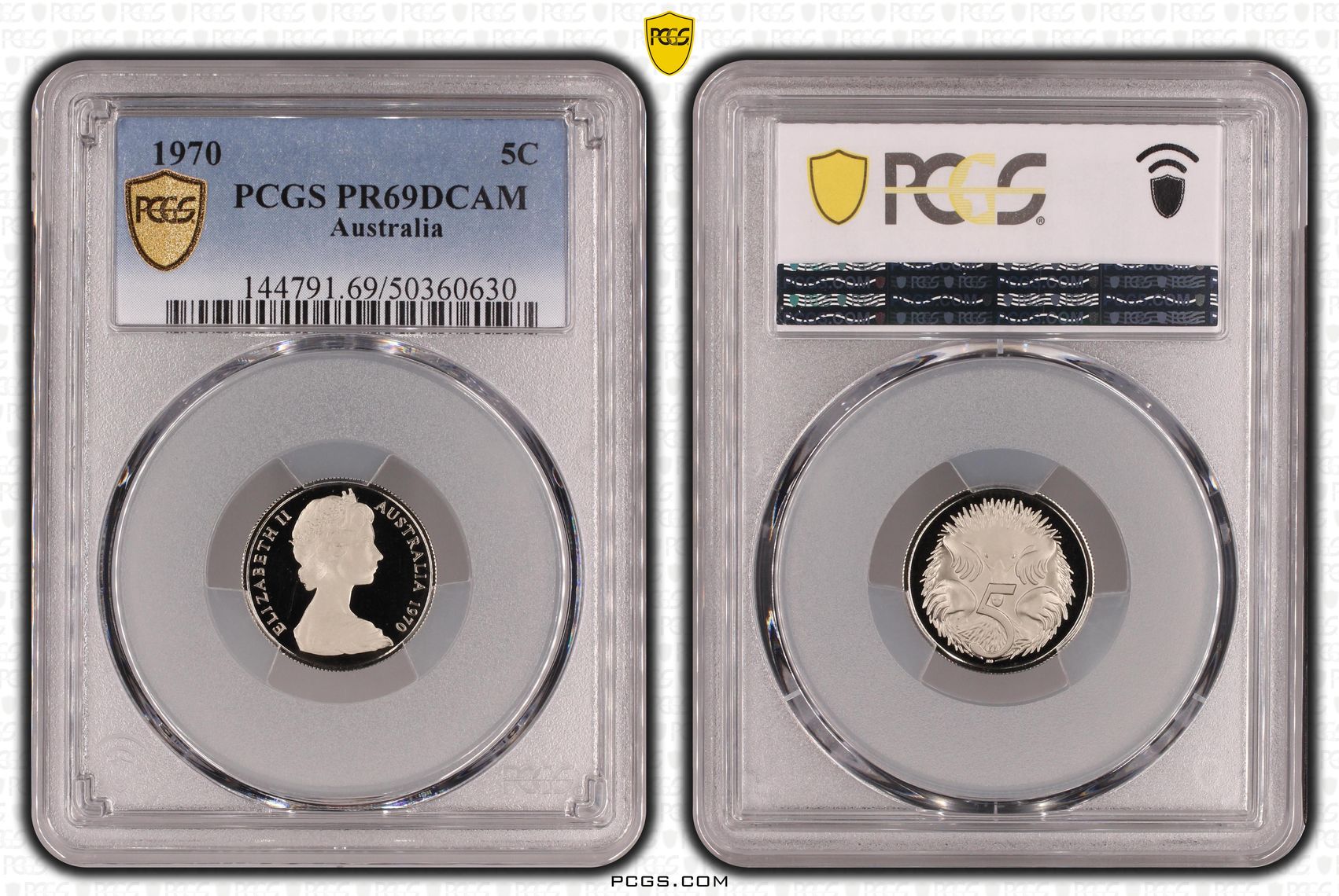 , Five Cent, 1970, PCGS PR69DCAM