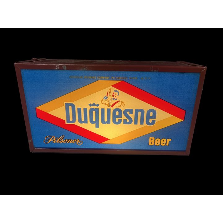 Duquesne Beer Light Up Counter Top Display