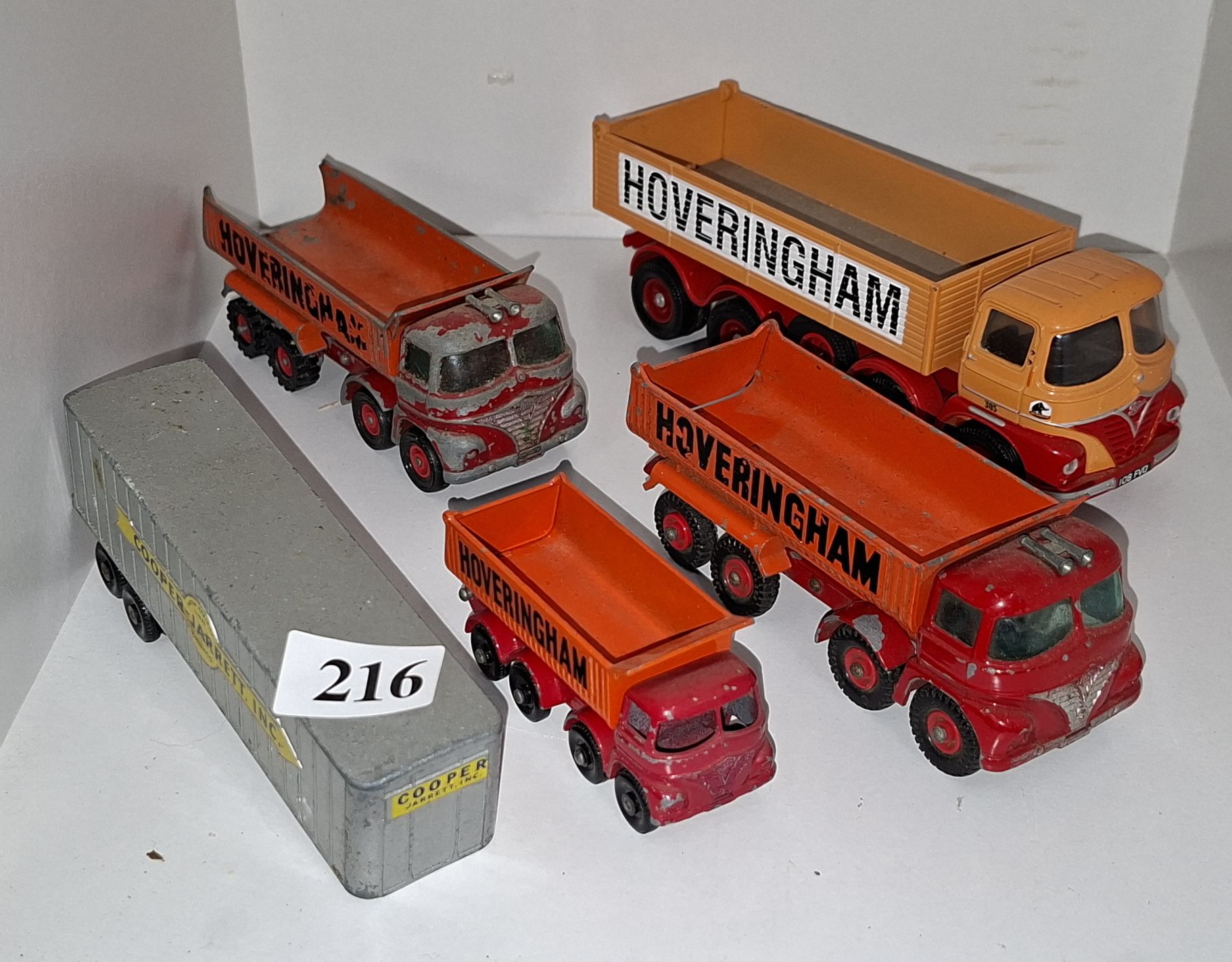 216 · DIE CAST DUMP TRUCKS