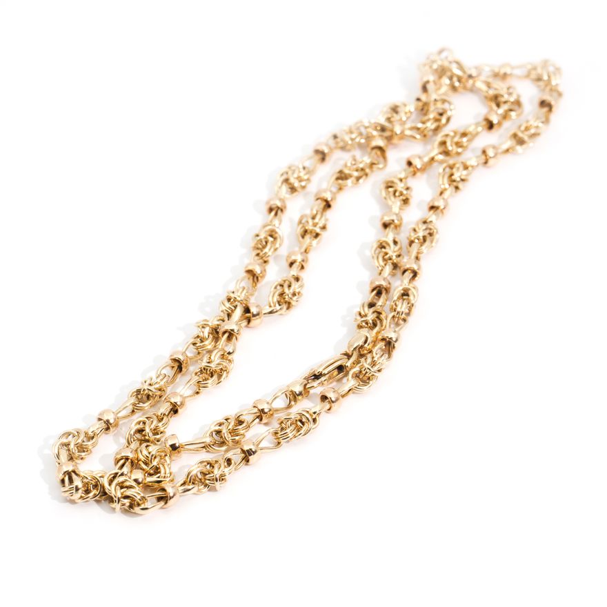 18ct Gold Knot Chain