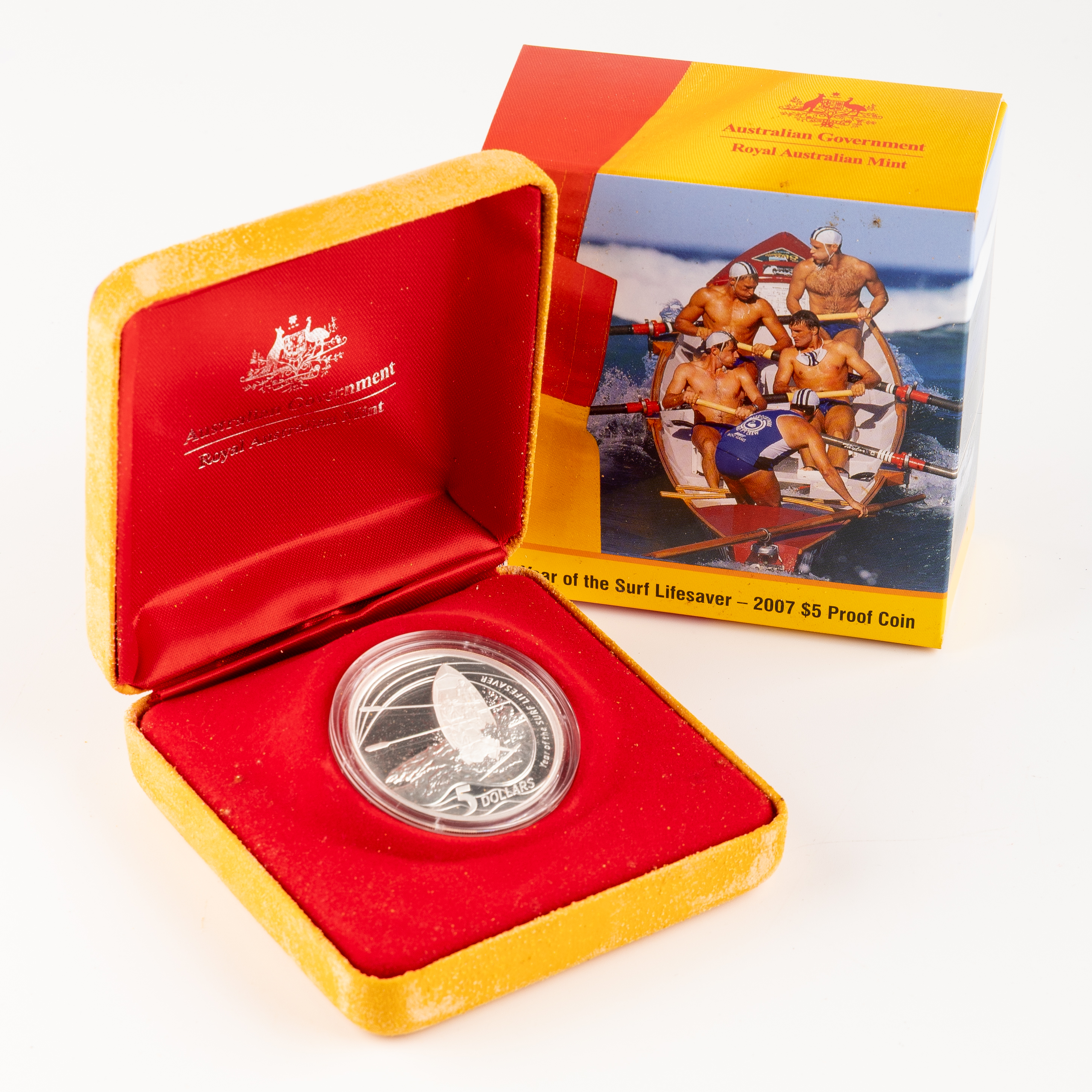 Elizabeth II, Year of the Surf Lifesaver, Five Dollars, 2007, FDC